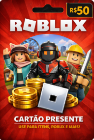 Banner da conta 'Giftcard Roblox R$50'