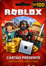 Banner da conta 'Giftcard Roblox R$100'
