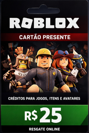 Banner da conta 'Giftcard Roblox R$25'